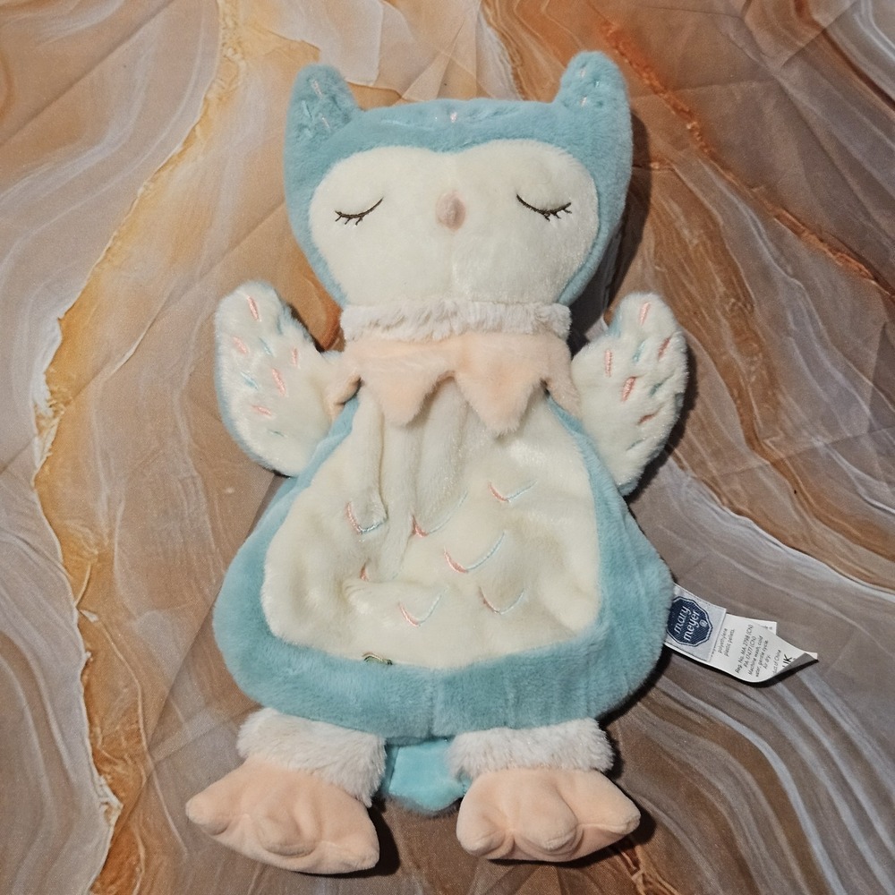 Mary Meyer Baby Fairytale Owl Lovey Security Blanket Plush 12"
